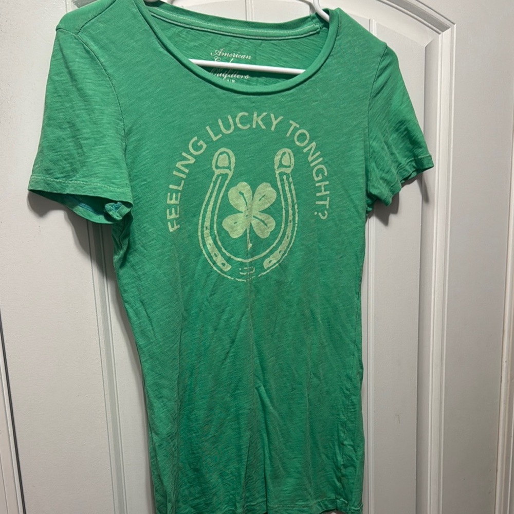 American Eagle feeling lucky tonight tee
